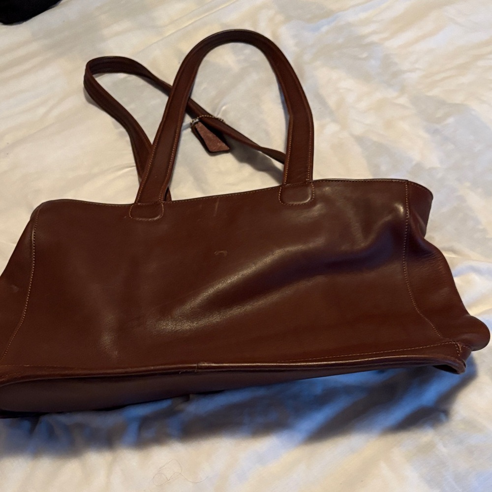 Coach Brown Leather Tote Bag